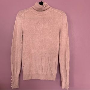 ZARA blush pink knit sweater